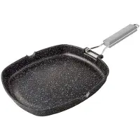 Supreme Gril En Pierre Poignée Pliable Lisse 24 Cm