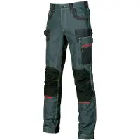 U Power Pantalon De Travail Platinum Button
