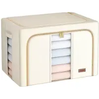 Joybos Boîte De Rangement Pliable Cuir 100l