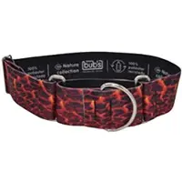 Bub´s Nature Lava Martingale Dog Collar Rouge 50 mm x 35-57 cm