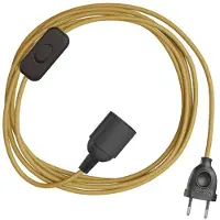 Creative Cables Porte-lampe Snakebis E27 Avec Câblage 1.8 M