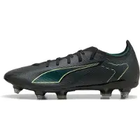 Puma Chaussure de foot 'Ultra 6 Match' jaune fluo / vert foncé / noir