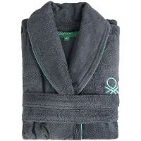 Benetton Be016 Bathrobe Gris M-L