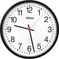 Peweta Horloge radiopilotée Ku.schwarz D.250mm 1,5V chiffres