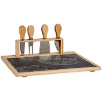 San Ignacio Plateau De Fromages Et Ensemble De Couteaux X Kinvara 34x27 Cm