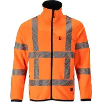 Mascot Fleece Jumper With Zipper Orange M