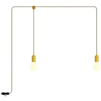 Creative Cables Lampe Extérieure F-snake Eiva Avec 2 Lampes Portables Avec Ampoule