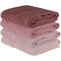 Wellhome Ensemble De Serviettes 50x90cm 4 Pièces