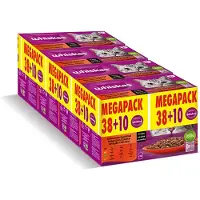 Whiskas Nourriture Pour Chats Viande 38 + 10x85 G