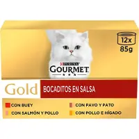 Purina Nourriture Pour Chats Gourmet 12x85g Or 8 Unités