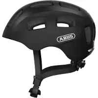 ABUS Casque Vélo Enfant - - YOUN-I 2.0 - Noir - Sécurité - Design Moderne