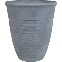 Beliani Pot De Fleurs Gris D43 Cm Katalima