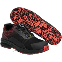Mascot Chaussures de sécurité S3S "F1501-909" Footwear Accelerate - noir/rouge trafic 1040