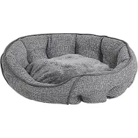 Beliani Lit Animal En Lin Gris 60 X 50 Cm Candir