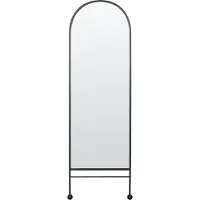 Beliani Miroir JARNAGES Métal Noir