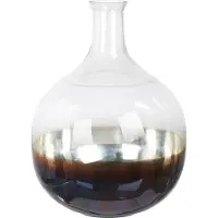 Beliani Vase décoratif en verre irisé multicolore 40 cm RAZALA (1x)
