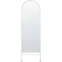 Beliani Miroir JARNAGES Métal Blanc