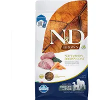 Farmina Nourriture Pour Chien Agneau Spiruline N&d Brown Medium &amp; Maxi 2kg