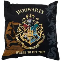 Harry Potter Coussin de - Poudlard - pour Indifférent - multicolore - Taille Standard