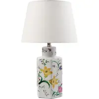 Beliani Lampe À Poser Cavado Porcelaine Blanc