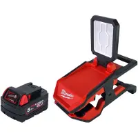 Milwaukee M18 PAL2-501 Akku Leuchte 18 V 2000 lm IP20 + 1x Akku 5,0 Ah - ohne Ladegerät (2000 lm)
