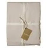 Matt & Rose Parure De Lit Unie En Coton Lavé Lin 260x240+2x65x65cm