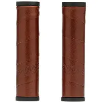Brooks Grips et Bar-ends BLG8LL0A07205 - Willow Leather Grip (130+130mm) - Antic Brown