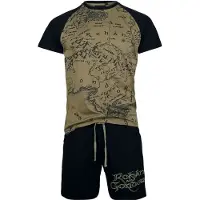 Le Seigneur Des Anneaux Pyjama de - Rohan & Gondor - S - 3XL - pour Homme - multicolore - Taille L