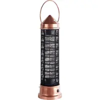 Beliani Chauffe-terrasse électrique halogène en acier cuivré accessoires de jardin autoportants