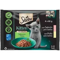 Sheba Pâtée Pour Chats Pouch Mix 13x4x85g