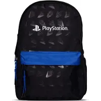Difuzed PlayStation Rucksack PS2 Black & Blue Backpack Gamer Gaming Classic Logo