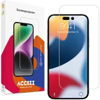 Accezz Protection d'écran en verre trempé pour Apple iPhone 14 Pro Max