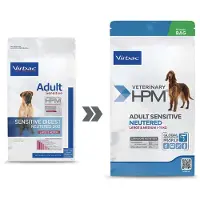 Virbac Nourriture Pour Chien Hpm Adult Sensitive Neutered Large &amp; Medium 3kg