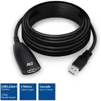 ACT Ac6105 Usb Extension Cable Noir