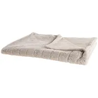 Beliani Plaid Beige 180 X 220 Cm Labyar
