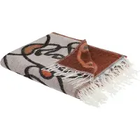 Beliani Couverture Barbot 130 X 170 Cm Multicolore