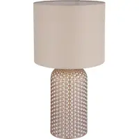 Globo Lampe de table SOFIA DH 26.50x50 cm beige Lampe de table Lampe à pince