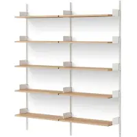 New Works Library Étagère Oak | White