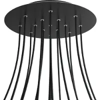 Creative Cables Krovnr4015f103 Xxl Rose-one Ronde Noir Mat Kit De Roses
