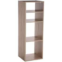 Five Square Shelving 4 Shelves Marron