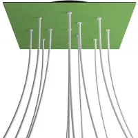 Creative Cables Kit De Roses Krovnq4012f116 Xxl Rose-one Square Green Meadow