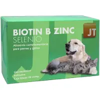Jtpharma Supplément Pour Animaux De Compagnie Biotin B Zn Se 60 Unités