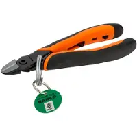 Bahco Pince Coupante Diagonale à Revêtement Ergo Avec Anneau De Sécurité 160 Mm