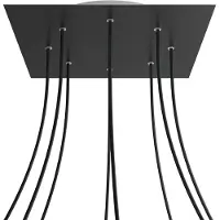 Creative Cables Kroq408f103 Xxl Rose-one Carré Noir Mat Rose Kit