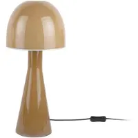 Leitmotiv - Lampe de table Bombin - couleur ocre - Ø20cm Lampe de table - Lampe de chevet, salon, chambre à coucher