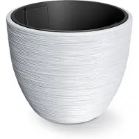 Prosperplast Furu Round Plant Pot 47x47x38.5cm Argenté 47 x 47 x 38.5 cm