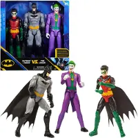 Spin Master Batman et Robin vs Joker Set de figurines d'action
