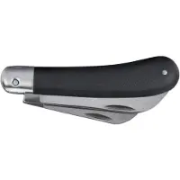 Bahco COUTEAU D'ÉLECTRICIEN, REPLIABLE, AVEC MANCHE EN PLASTIQUE, 2 LAMES - 2820EF4