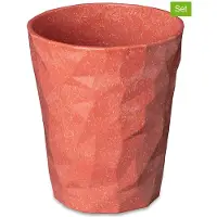 Koziol Tasse Koziol Bio-Circulair Club S 2.0 Nature Coral 250 ml (4-Pièces)