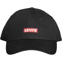 Levi's pour homme. 234080-6-59 Casquette Baby Tab Logo noir (OSFA), Casuel, Coton